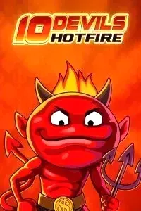 10 Devils Hot Fire slot with red cartoon devil