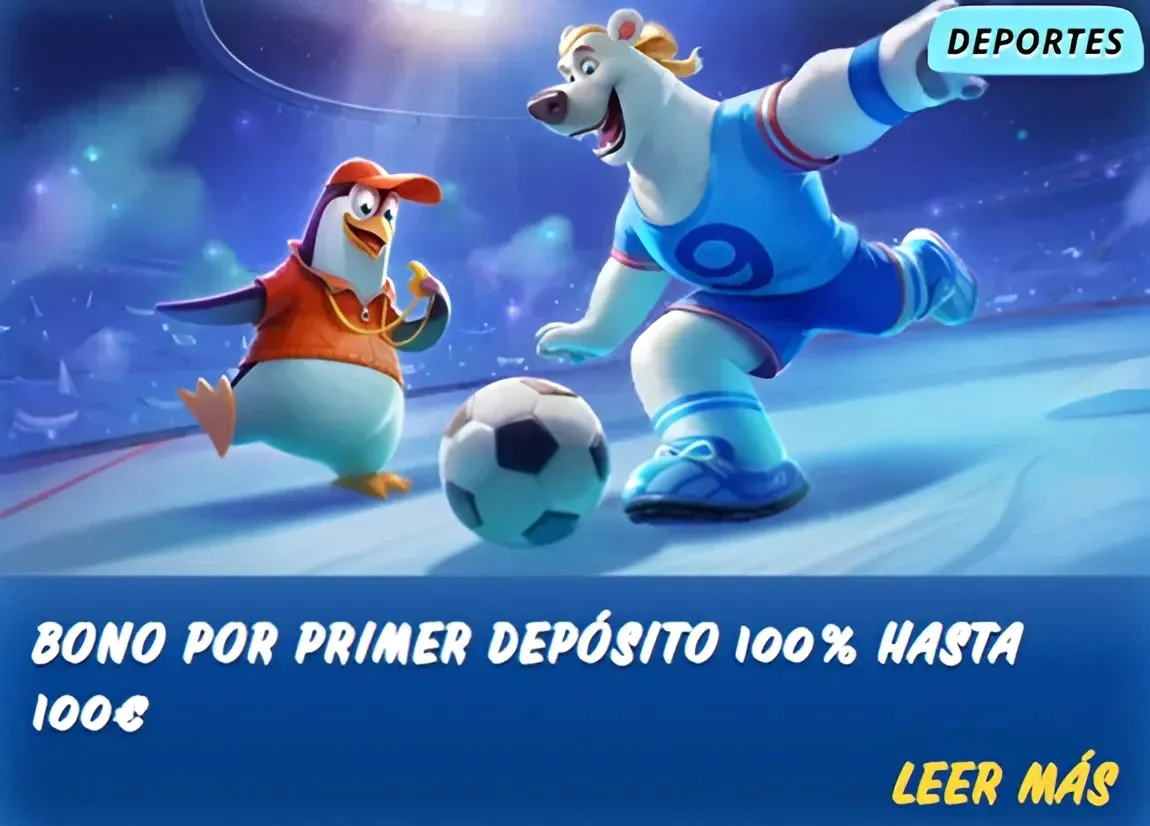 Bono deportivo del 100% hasta 100€ en primer depósito