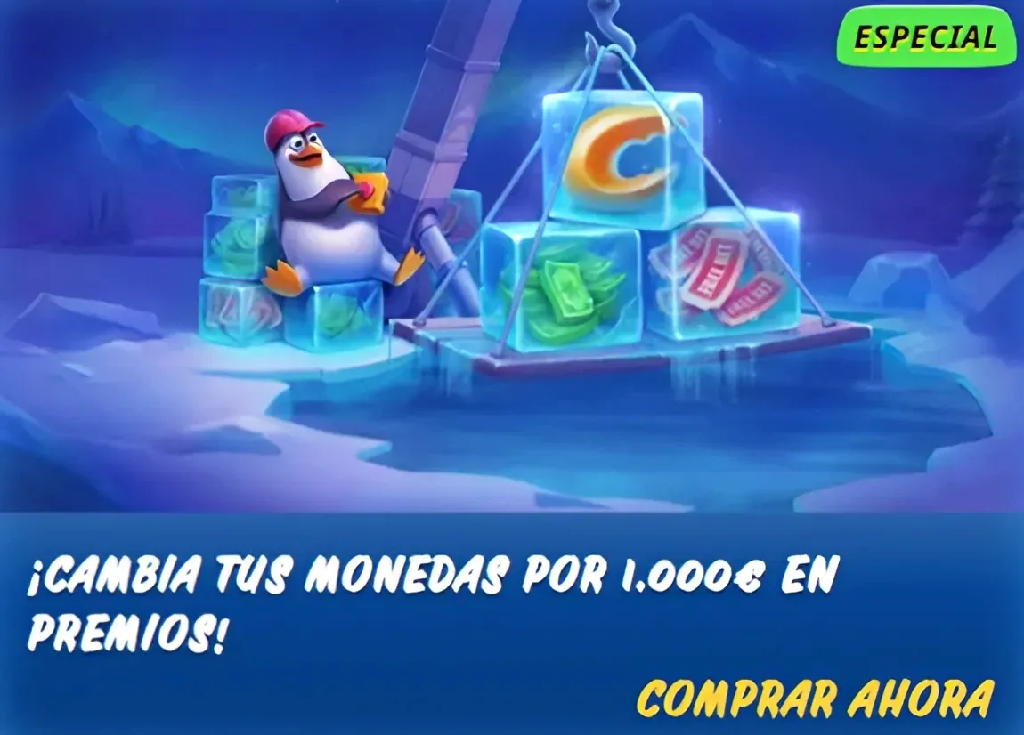 Canjea monedas por premios hasta 1.000€ en SG Casino