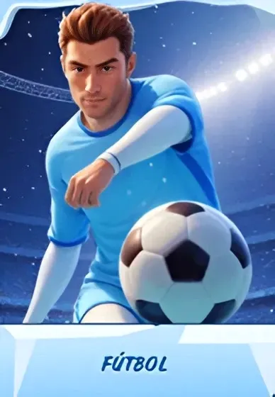Jugador de fútbol listo para lanzar el balón